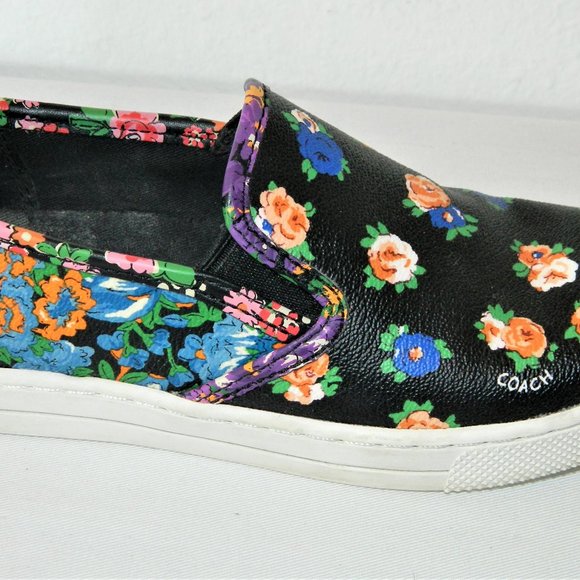 Coach Coated Canvas Slip-On Loafers - Picture 4 of 8